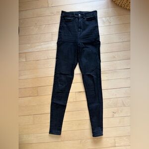 American Eagle Black Skinny Jeans (X-Long)
